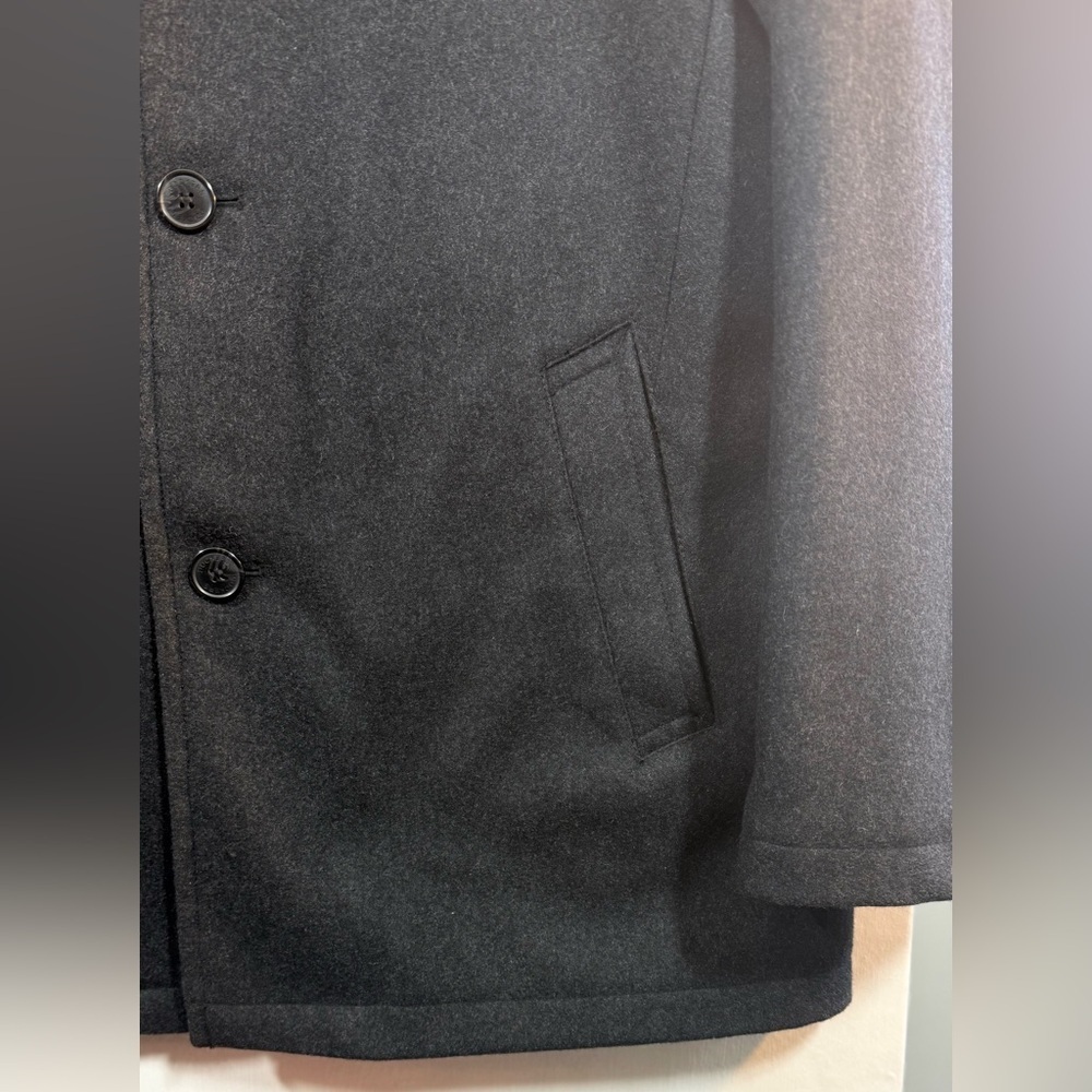 Dockers Men's Dark Charcoal Wool Blend Jacket - Picture 4 of 10